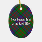 Clan MacDonald Crest Ceramic Ornament (Achterkant)