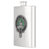 Clan MacDonald Crest Flask Flacon (Links)