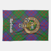Clan MacDonald Crest Kitchen Towel Theedoek (Horizontaal)