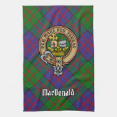 Clan MacDonald Crest Kitchen Towel Theedoek (Verticaal)