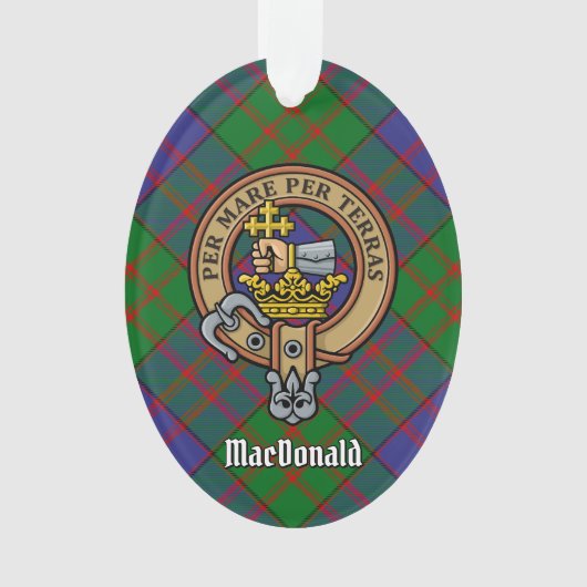 Clan MacDonald Crest Ornament (voorkant)