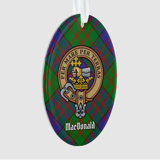 Clan MacDonald Crest Ornament (voorkant)