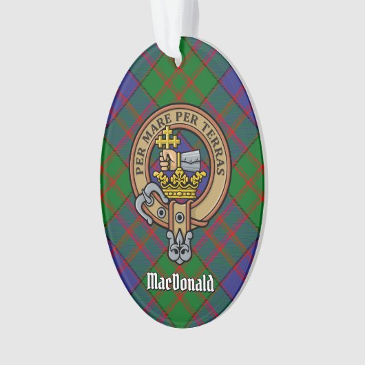 Clan MacDonald Crest Ornament (voorkant)