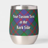 Clan MacDonald Crest over Tartan (Achterkant)