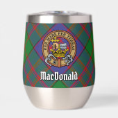Clan MacDonald Crest over Tartan (Voorkant)