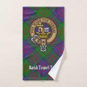 Clan MacDonald Crest over Tartan Bad Handdoek (Handdoek)