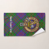 Clan MacDonald Crest over Tartan Bad Handdoek (Handdoek)