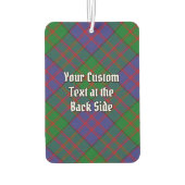 Clan MacDonald Crest over Tartan Luchtverfrisser (Achterkant)