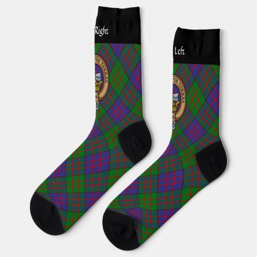 Clan MacDonald Crest over Tartan Socks Sokken (Links)