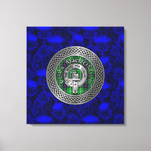 Clan MacDonald Crest & Tartan Knot