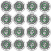 Clan MacDonald Crest & Tartan Knot Sticker (Voorkant)