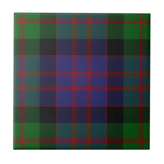 Clan MacDonald Donald Scottish Expressions Tartan Tegeltje (Voorkant)