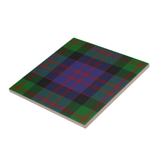 Clan MacDonald Donald Scottish Expressions Tartan Tegeltje (Zijkant)