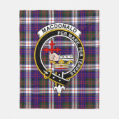 Clan MacDonald Dress Modern Macdonalds of Donald T Fleece Deken (Voorkant)