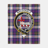 Clan MacDonald Dress Modern Macdonalds of Sleat Ta Fleece Deken (Voorkant)