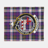 Clan MacDonald Dress Modern Macdonalds of Sleat Ta Fleece Deken (Voorkant (Horizontaal))