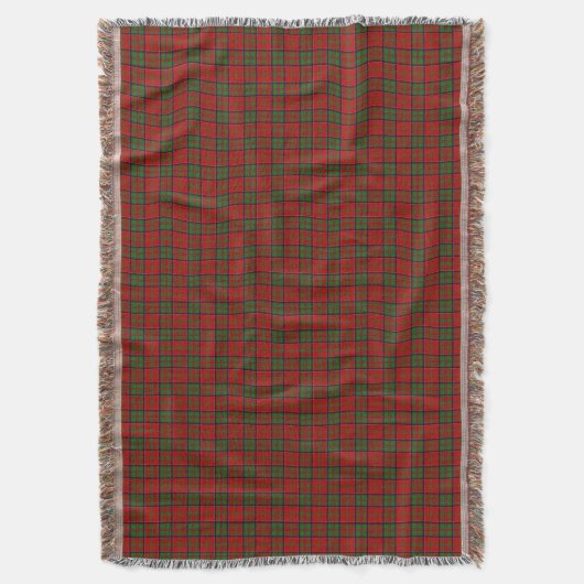 Clan MacDonald of Glencoe Tartan Deken (Voorkant Verticaal)