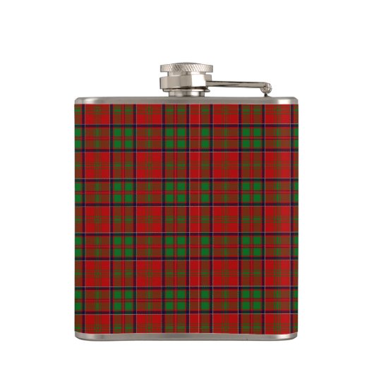 Clan MacDonald of Glencoe Tartan Heupfles (Achterkant)