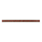 Clan MacDonald of Glencoe Tartan Satijnen Lint (Voorkant)