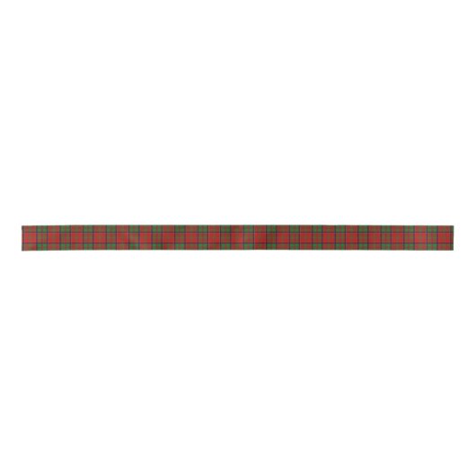 Clan MacDonald of Glencoe Tartan Satijnen Lint (Voorkant)
