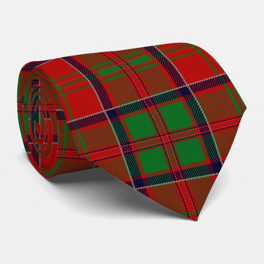Clan MacDonald of Glencoe Tartan Stropdas (Opgerold)