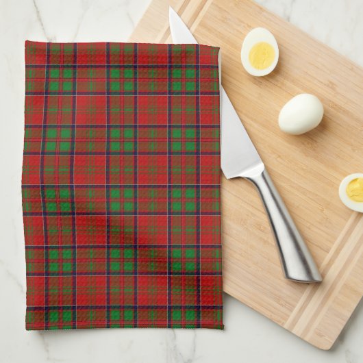 Clan MacDonald of Glencoe Tartan Theedoek (Quarter Fold)