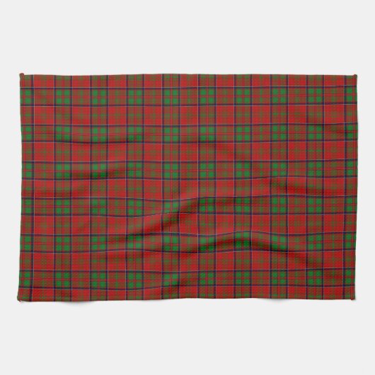 Clan MacDonald of Glencoe Tartan Theedoek (Horizontaal)