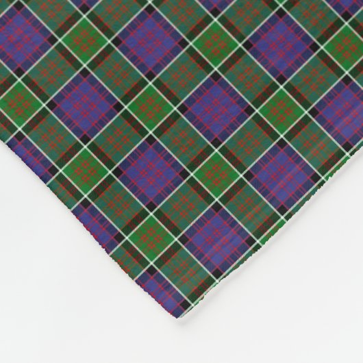 Clan MacDonald of Ranald Tartan Fleece Deken (Hoek)