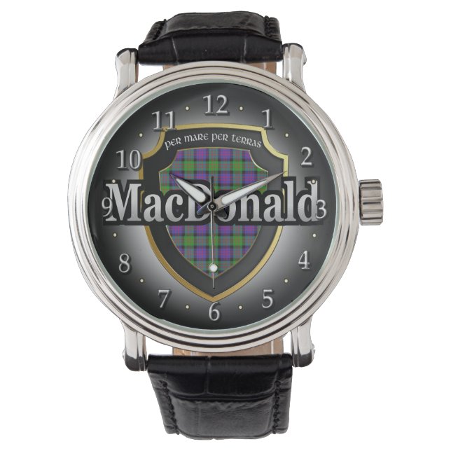 Clan MacDonald Scotland Celebration Watch Horloge (Voorkant)