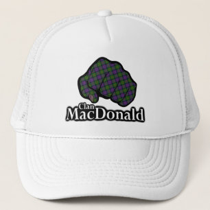 Clan MacDonald Scotland Proud Tartan Fist Trucker Pet