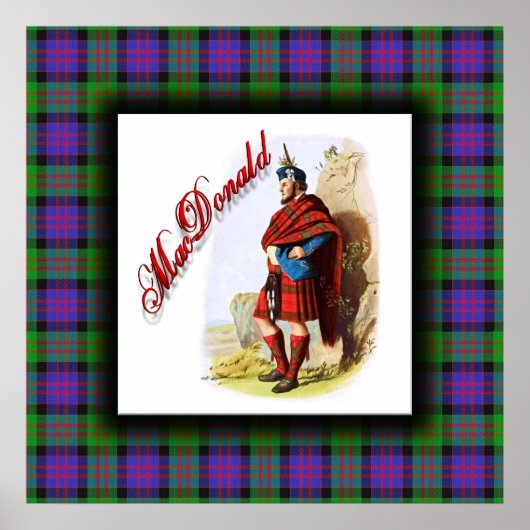 Clan MacDonald Scottish Dream Poster (Voorkant)