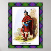 Clan MacDonald Scottish Dreams Poster (Voorkant)