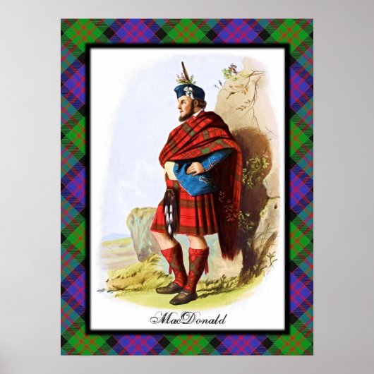 Clan MacDonald Scottish Dreams Poster (Voorkant)