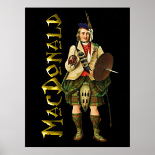 Clan MacDonald Scottish Highland Dream Poster