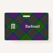 Clan MacDonald Tartan Badge (Voorkant)