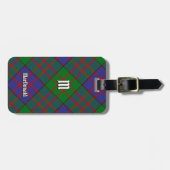 Clan MacDonald Tartan Bagagelabel (Voorkant horizontaal)