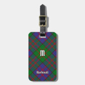 Clan MacDonald Tartan Bagagelabel (Voorkant verticaal)