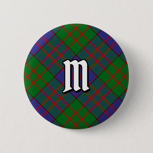 Clan MacDonald Tartan Button (Voorkant)