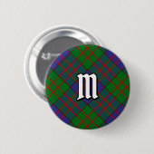Clan MacDonald Tartan Button (Voorkant /achterkant)