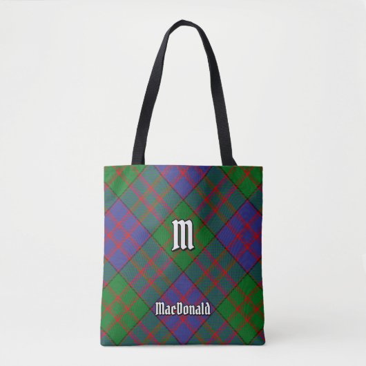 Clan MacDonald Tartan Canvas tas (Voorkant)