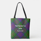 Clan MacDonald Tartan Canvas tas (Achterkant)