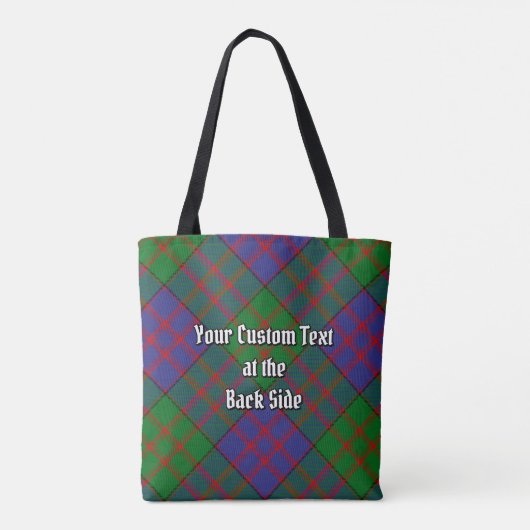 Clan MacDonald Tartan Canvas tas (Achterkant)