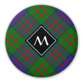 Clan MacDonald Tartan Ceramic Knob Keramische Knop (Voorkant)