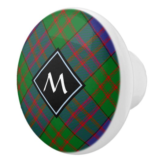 Clan MacDonald Tartan Ceramic Knob Keramische Knop (Rechts)