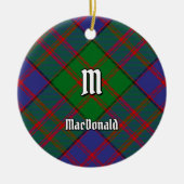 Clan MacDonald Tartan Ceramic Ornament (Voorkant)