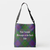 Clan MacDonald Tartan Crossbody Bag Tas (Achterkant)