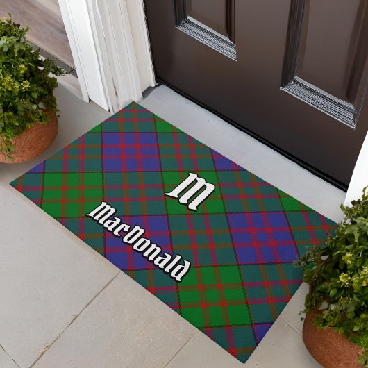 Clan MacDonald Tartan Doormat Deurmat