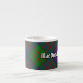Clan MacDonald Tartan Espresso Cup Kop (Voorkant)