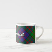 Clan MacDonald Tartan Espresso Cup Kop (Rechts)