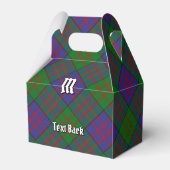 Clan MacDonald Tartan Favor Box Bedankdoosjes (Achterkant)